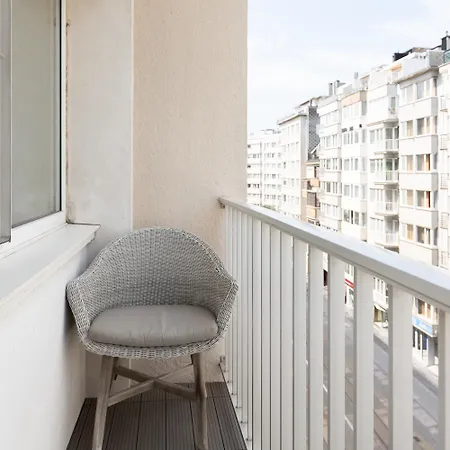 Ruime 2 Pers Bij Casino Oostende: Geniet Zee, Kunst, En Relax Apartment *