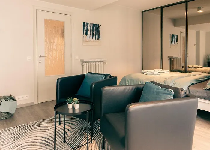 Ruime 2 Pers Bij Casino Oostende: Geniet Zee, Kunst, En Relax 아파트 *